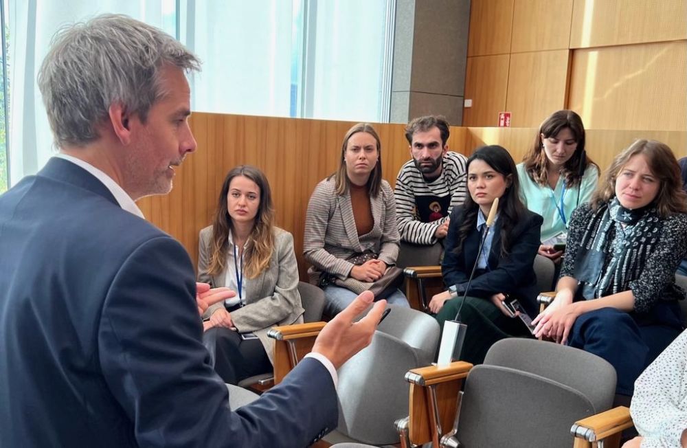 Bundespressekonferenz: Gespräch mit Steffen Hebestreit, Sprecher der Bundesregierung